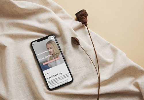 webdesign portfolio annaschietz.at - Mockup