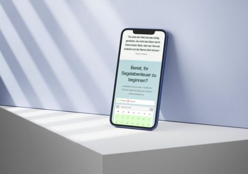 website portfolio atterseeboot.at - Mockup